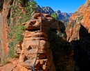 Zion_0500b_AngelsLanding * Narrow Trail * 2441 x 1939 * (1.66MB)