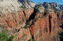 Zion_0569_AngelsLanding * Angel's Landing Trail Against Cathedral Mtn * 3008 x 2000 * (2.45MB)